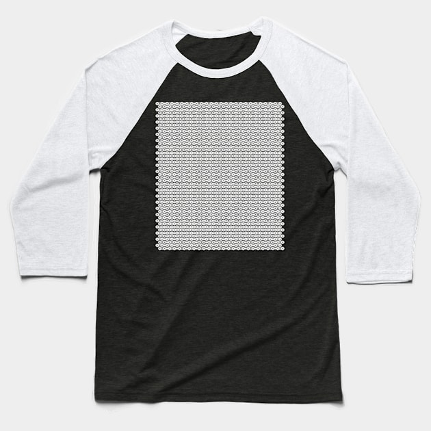 Light bike chain pattern Baseball T-Shirt by cinqrouge